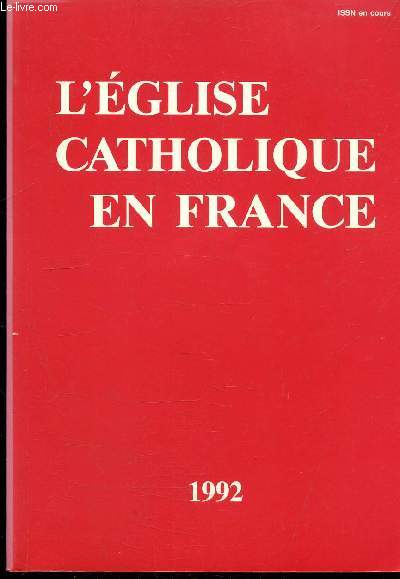 L'EGLISE CATHOLIQUE EN FRANCE 1992