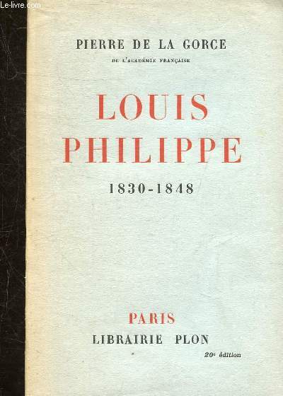 LOUIS PHILIPPE 1830-1848.