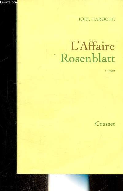 L'AFFAIRE ROSENBLATT