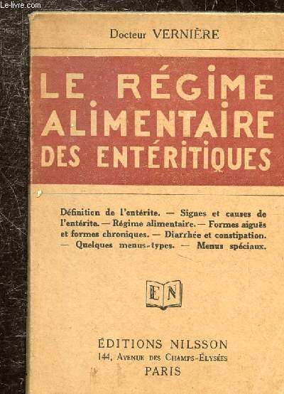 LE REGIME ALIMENTAIRE -