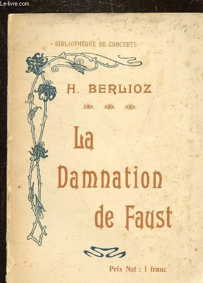 LA DAMNATION DE FAUST -