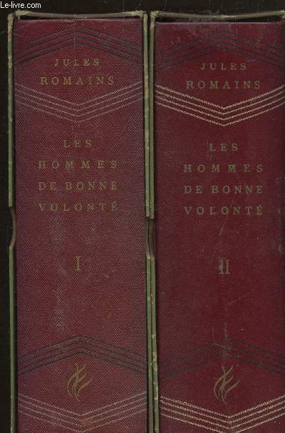 LES HOMMES DE BONNE VOLONTE- 4 TOMES-EDITION COMPLETE - EXEMPLAIRE NUMEROTE N° 5237