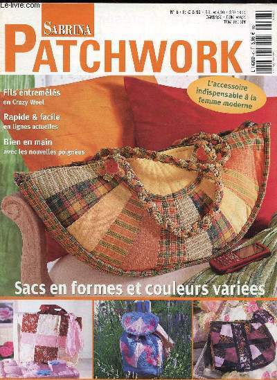 SABRINA PATCHWORK N6 - SACS EN FORMES ET COULEURS VARIEES.