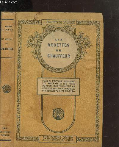 LES RECETTES DU CHAUFFEUR