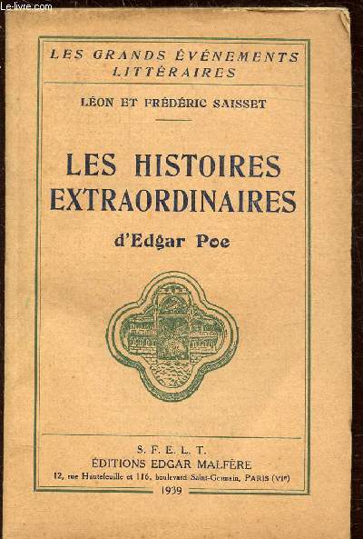 LES HISTOIRES EXTRAORDINAIRES D'EDGAR POE