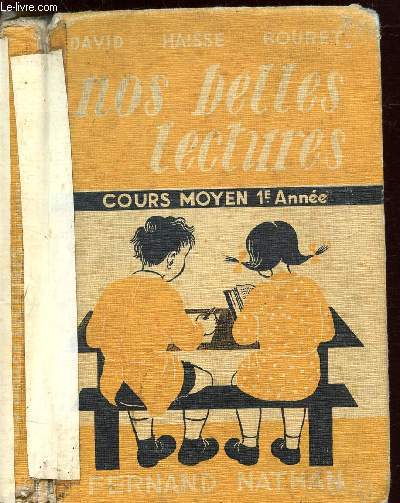 NOS BELLES LECTURES - COURS MOYEN 1ERE ANNEE