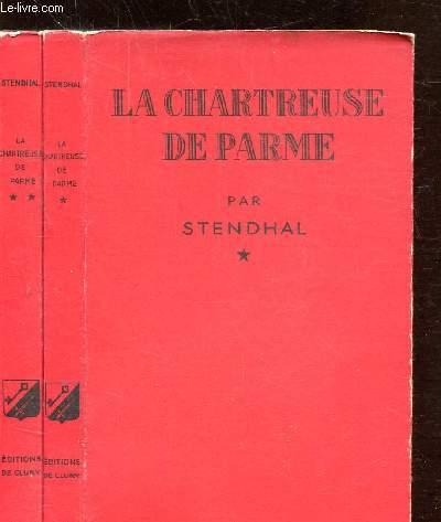 LA CHARTREUSE DE PARME- TOMES 1 ET 2