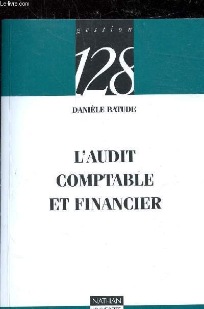 L'AUDIT COMPTABLE ET FINANCIER - Collection 