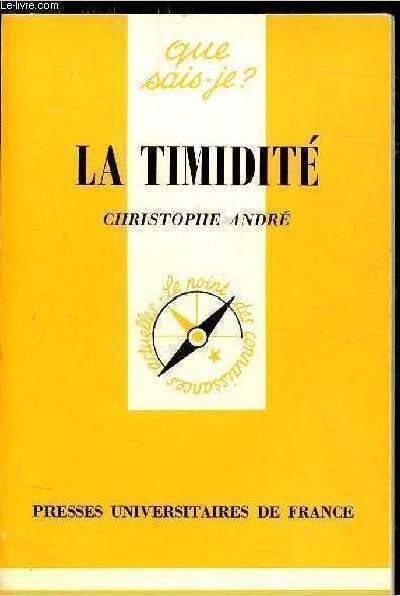 QUE SAIS JE ? N 3200 - LA TIMIDITE