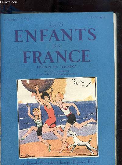 LES ENFANTS DE FRANCE N59 - 3EME ANNEE - 1 AOUT 1930