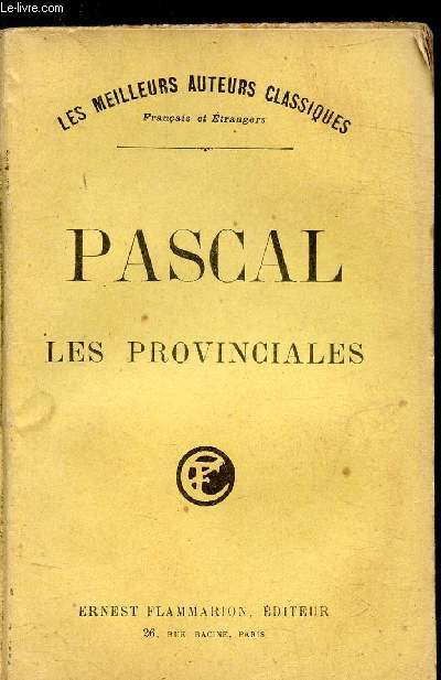 LES PROVINCIALES -