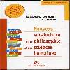 Nouveau vocabulaire de la philosophie et des sciences humaines