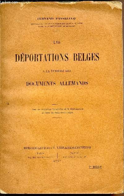 Les dportations Belges  la lumire des documents Allemands -