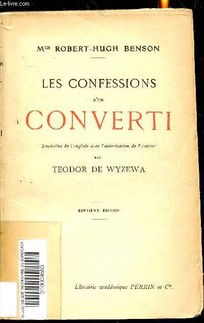 Les confessions d'un converti -