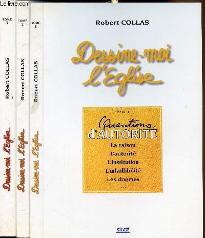 Dessine moir l'glise - Dialogue avec thomas - Questions d'autorit - Questions de morale - Questions d'avenir - 3 tomes -