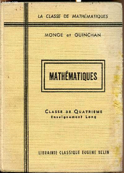 MAthmatiques - Classe de quatrime - Enseignement Long