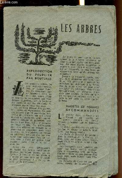 Extrait - Almanach de l'humanite - Les Arbres -