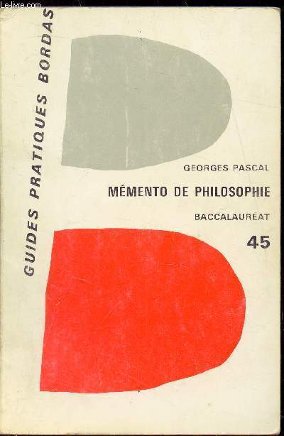 Mmento de philosophie - Baccalaurat - Collection 