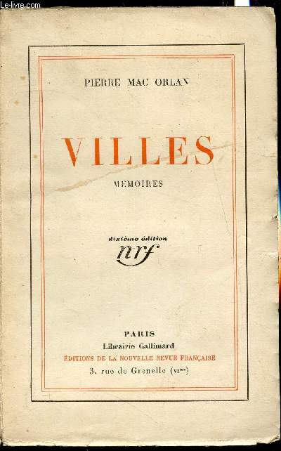 Villes - Mmoires -