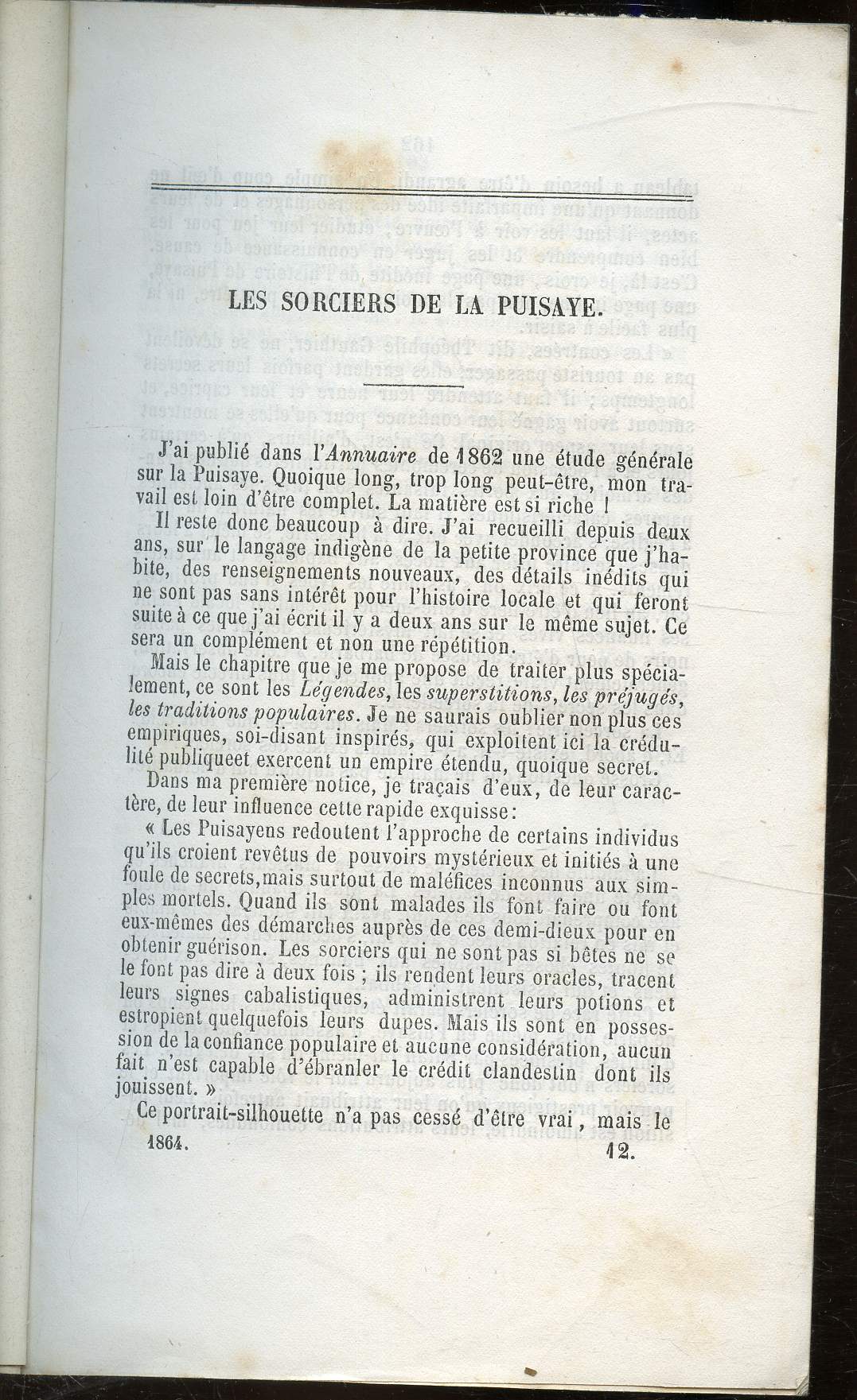 Les sorciers de la Puisaye