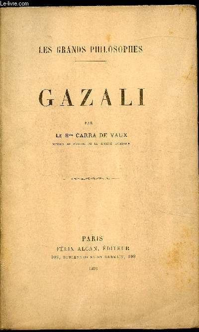 Les grands philosophes - Gazali -