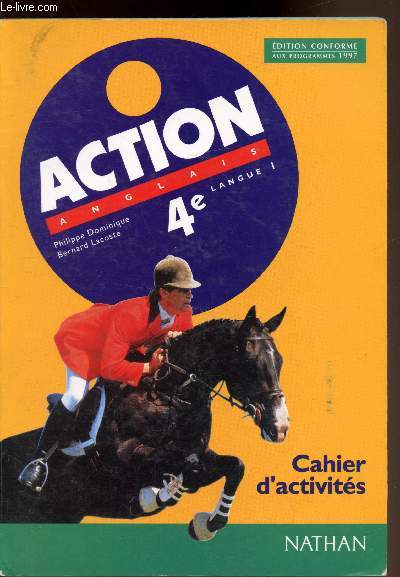 Action Anglais 4e - Langue 1 - Cahier d'activits -