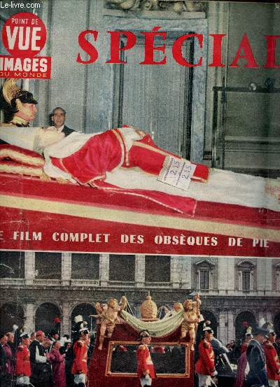 Point de Vue - Images du monde - Spcial - 17 Octobre 1958 - 14e Anne - n540 - Le film complet des obsques de Pie XII -