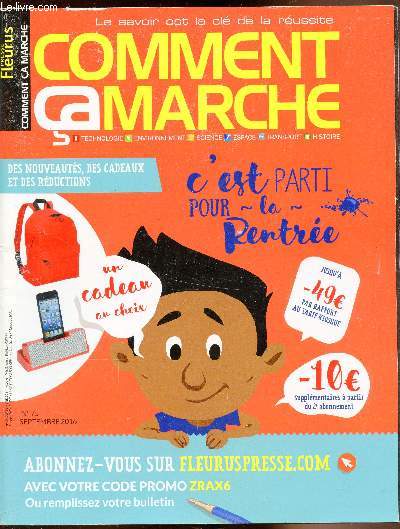 Comment a marche -Devient tout comprendre + - n75 - Septembre 2016 - C'est parti pour la rentre