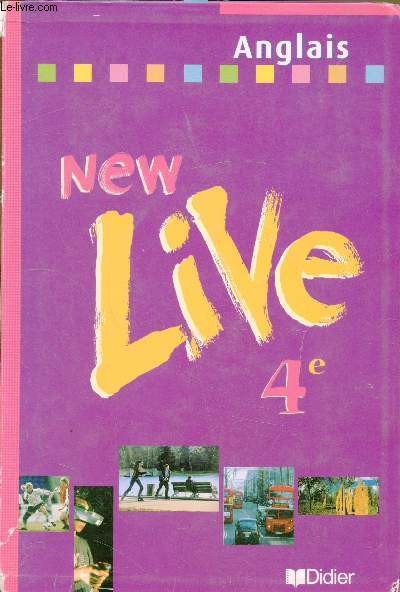 New Live - Anglais - 4e - Livre de l'lve + workbook + guide pdagogique -