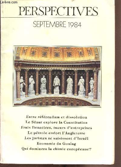 Perspectives - Septembre 1984 -