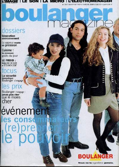 Boulanger Magazine - n 1 -Janvier 1997 - Les consommateurs reprennent le pouvoir -