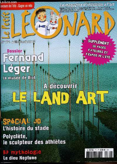 Le petit Lonard - n171 - juillet/Aot 2012 - Le land Art - Fernand lger - Spcial JO -