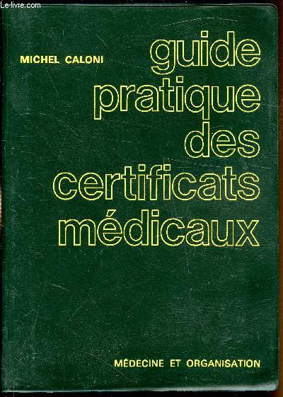 Guide pratique des certificats mdicaux