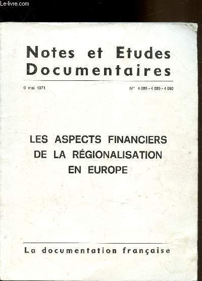 Notes et Etudes documentaires - 9 mai 1974 - n 4088 -4089 -4090