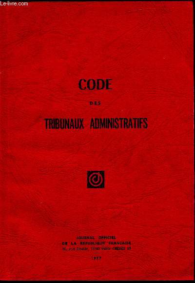 Code des tribunaux administratifs