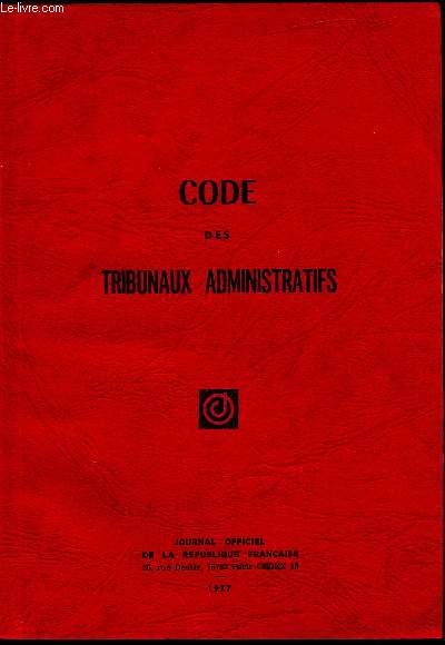 Code des tribunaux administratifs