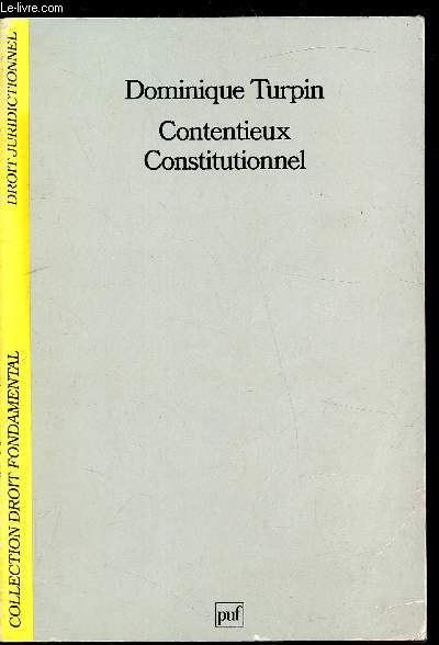 Contentieux constitutionnel -