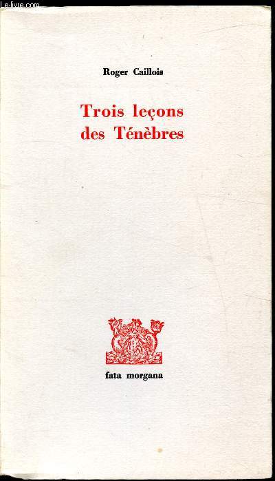 Trois leons des Tnbres