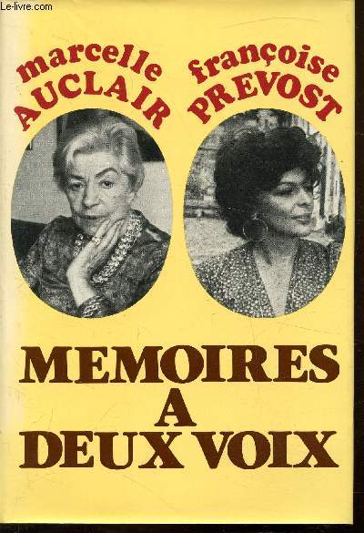 Mmoires  deux voix