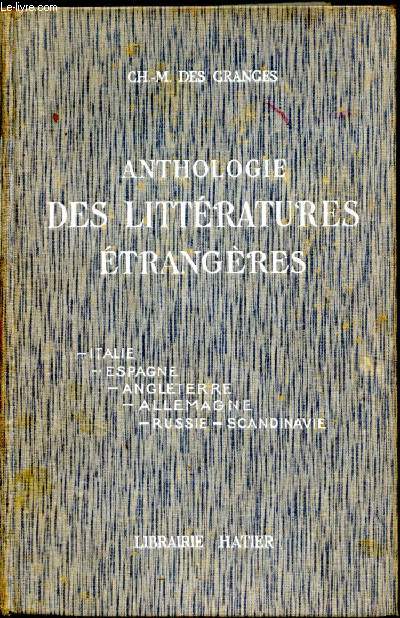 Anthologie des littratures trangres -