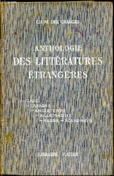 Anthologie des littratures trangres -