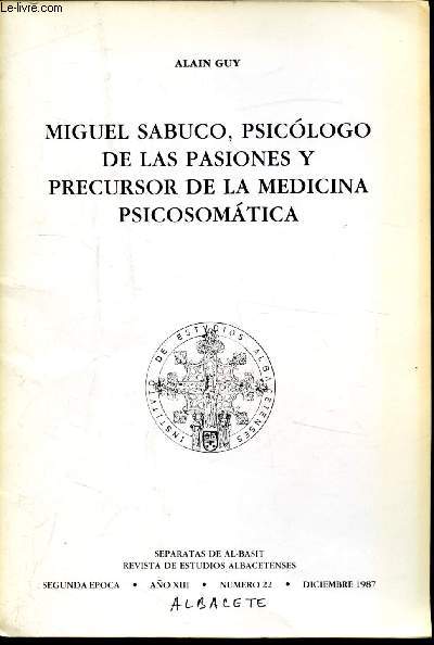 Michel Sabuco, psicologo de las pasiones y prcursor de la medicina psicosomatica