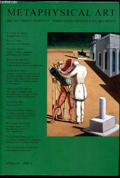 Metaphysical art. The De Chirico Journals - N11/13 - 2013
