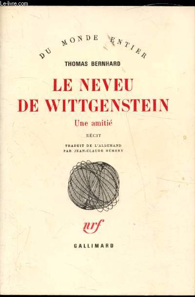 Le neveu de Wittgenstein - Une amiti