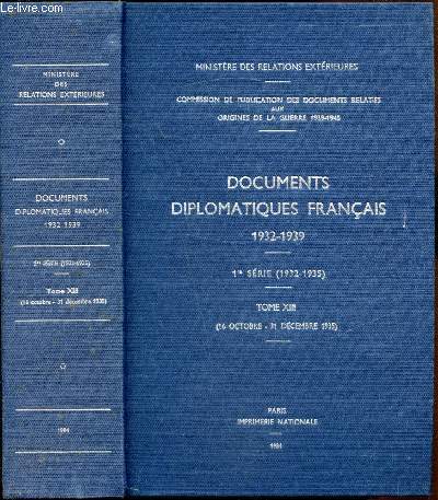 Documents diplomatiques Franais - 1932-1939 - 1er srie (1932-1935) - Tome XIII - (16 octobre - 31 dcembre 1935)