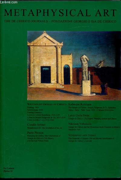 Metafisica. Quaderni della fondazione Giorgio e Isa de Chirico. Ediz. inglese -n9/10 -2010