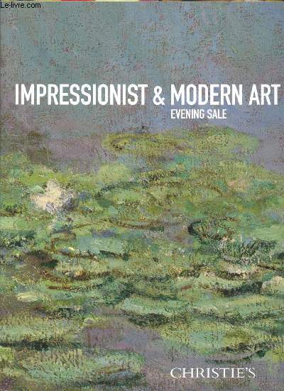Impressionist & Modern Art - Evening Sale - Wednesday 7 november 2012 -