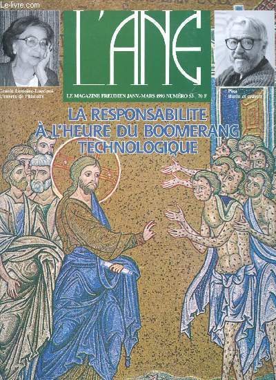 L'ane - Le magazine Freudien Janvier/Mars 1993 - Numro 53 - La responsabilit  l'heure du Boomerang Technologique -