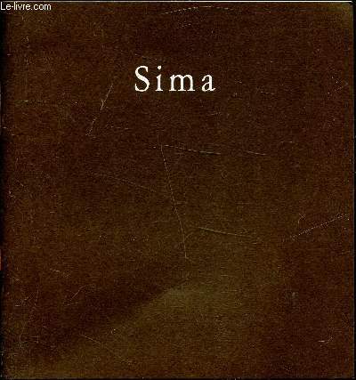 Brochure - Sima - Oeuvres sur papier 1922-1971