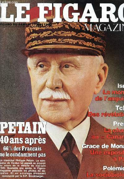Le Figaro Magazine - 17 mai 1980 - n11.105 - Ptain 40 ans aprs -